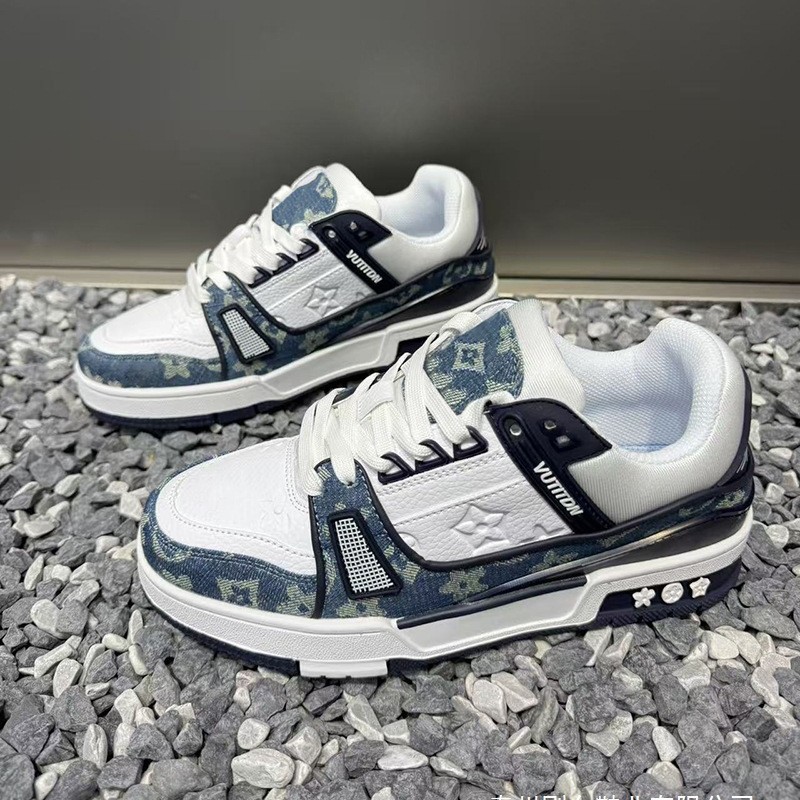 LUYIWEINASI designer running shoes for mens womens casual shoes black brown blue New versatile casual height thick soled outdoor