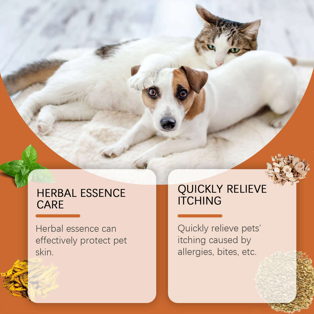 Yegbong Pet Anti-Itch Cream Gentle Itch Relief Discomfort Care for Pet's Healthy Skin S260203
