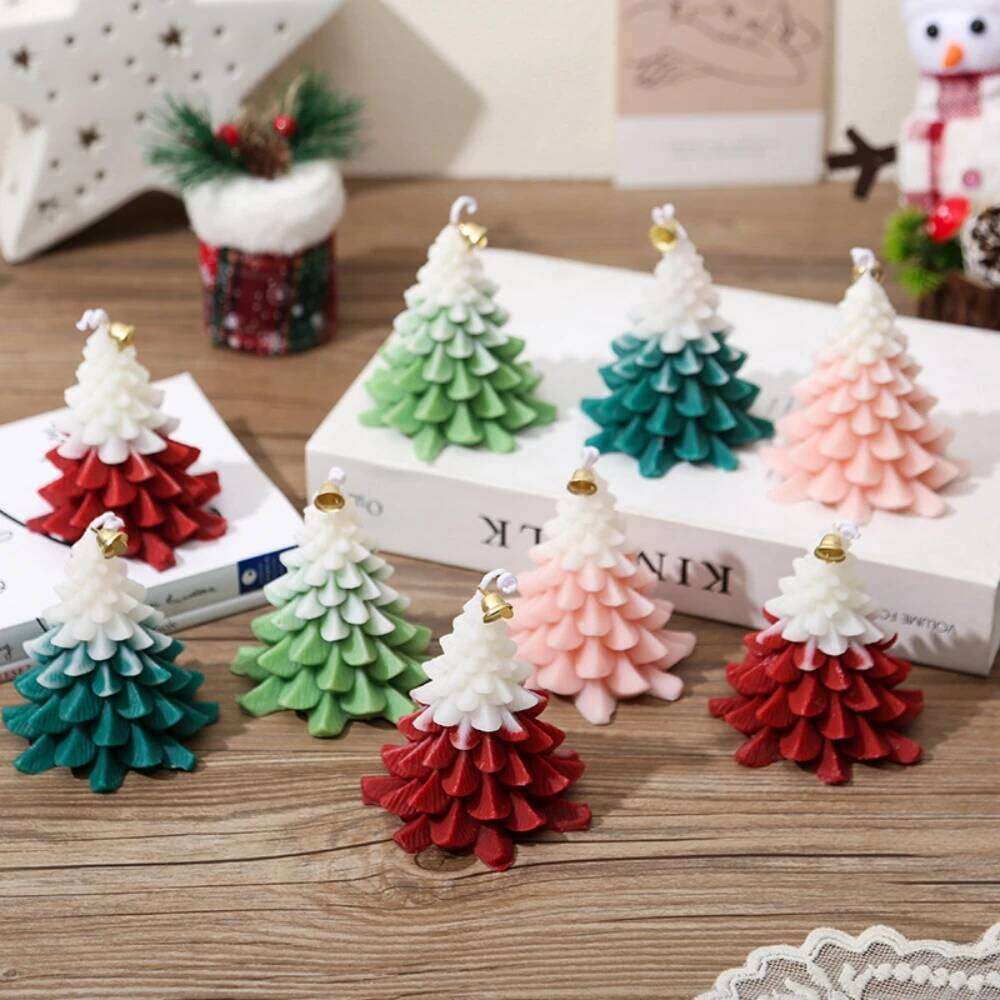 Gloves & Tree Fragrance Wool Christmas Small Gifts Creative Ornaments Aromatherapy Candles Party Decor S260204