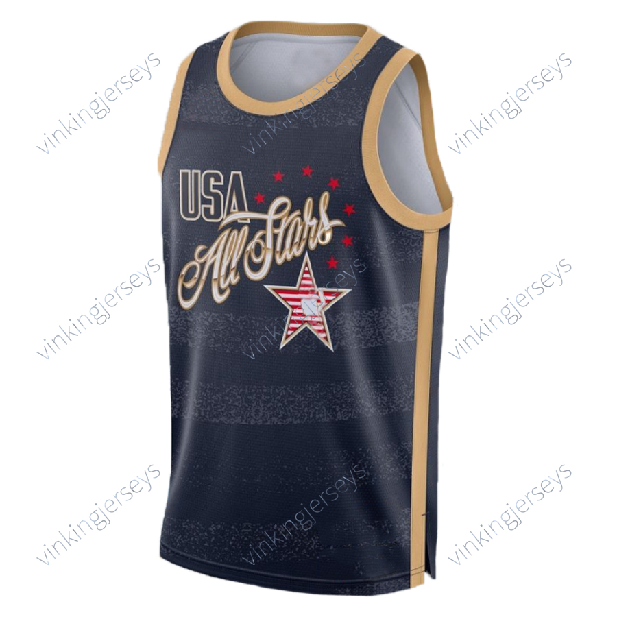2026 World All-Star Game Jersey Mitchell Jalen Duren Anthony Edwards Curry Durant Antetokounmpo Gilgeous-Alexander Jokic Murray Wembanyama Brunson Tow