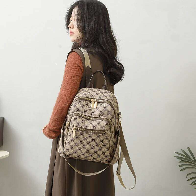 New Backpack Women Bags Leather Backpacks for Female Mochila Girls School Shoulder Bag Bagpack Luxury Z260204