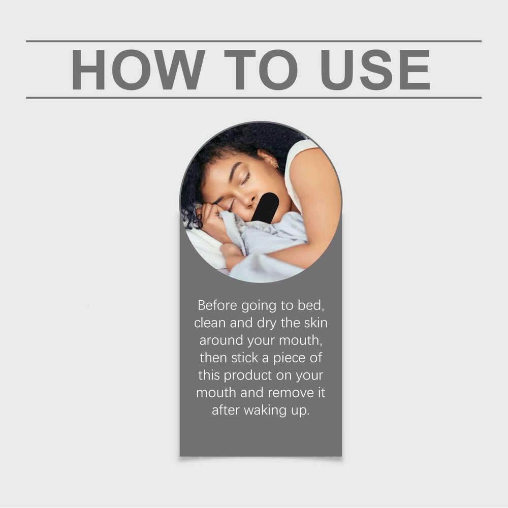 Ximonth Anti Sleep Gentle Body Night Quiet Improve Relieve Snoring Care Patch S260203