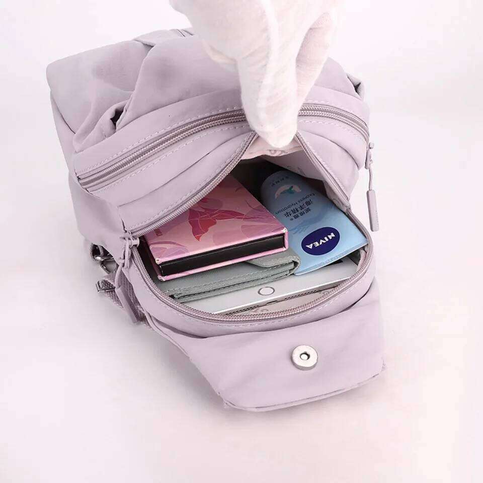 AOTIAN Multi-functional Waterproof Backpacks Chest Crossbody Shoulder Bags for Women Teenage Girls Travel Nylon Water Bottle Bag Z260204