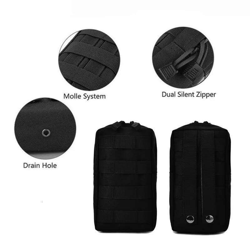 Men's Tactical Waterproof Molle Hiking Sport Travel Bag Outdoor Trekking Camping Backpack Z260204