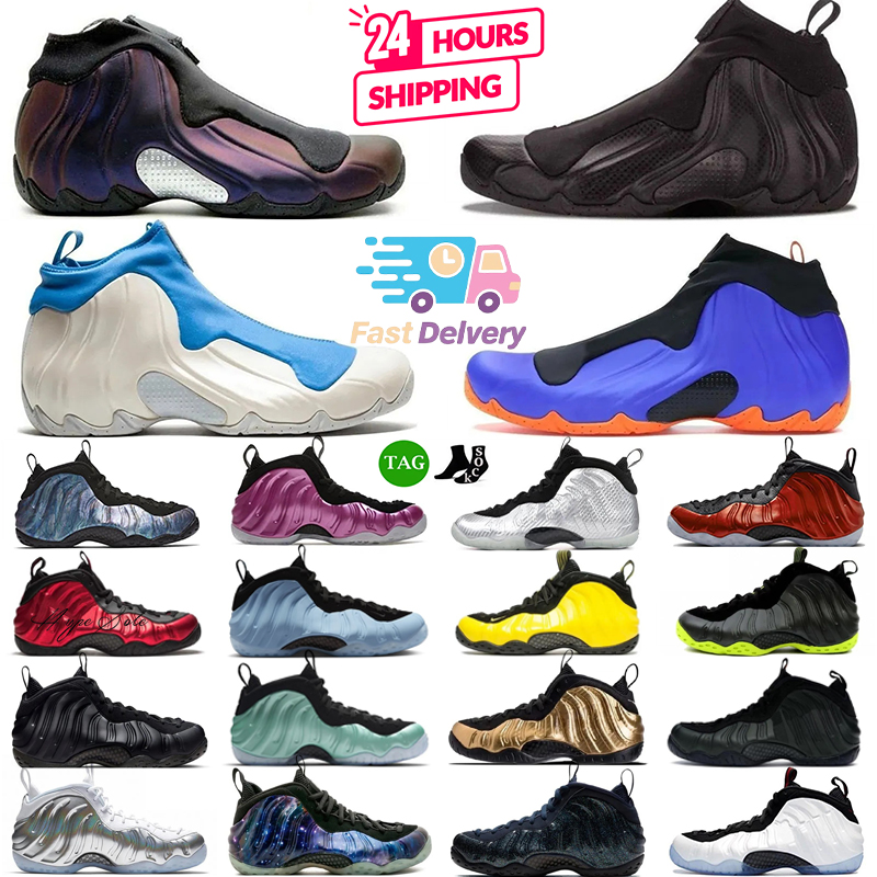 2026 Designer foamposit One penny Shoes Galaxy Royal Metallic Red Anthracite Black Volt Chrome White ParaNorman Dream A World Men Basketball Trainers Sports