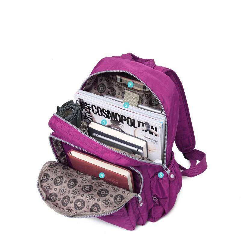 TEGAOTE High Quality A4 Men Women Backpack Lightweight Schoolbag Travel Bag Blue Red Purple Green Black Khaki Coffee M1503 Z260204