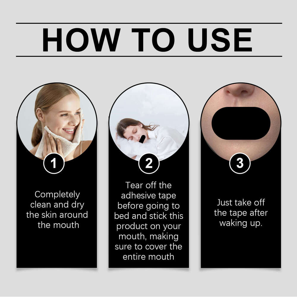 Houkea Sleep Anti-Snoring Series Nighttime Comfort for Snoring Calming Night Oral Body Care Patch S260203