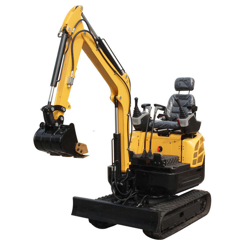 Mini Excavator Crawler 1 Ton Say Goodbye to Back Pain Mechanical Small Digger for Planting Trees and Building Retaining Walls Easily