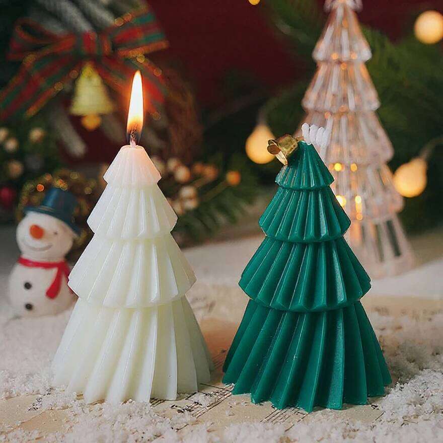 Handcrafted Christmas Tree Scented Candles Creative Festive Ornament & Perfect Gift for Xmas Lovers | Premium Fragrant Decor S260204 9d6
