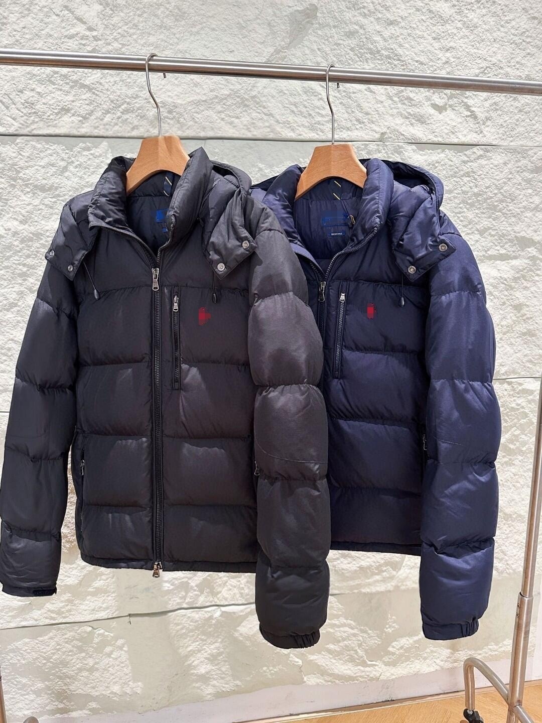 Designer Jacket Coat Embroidered Thickened Windproof Waterproof Insulated Jacket for Men and Women with Detachable Hood