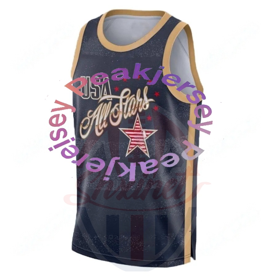 Personalized Custom 2026 ALL-STAR GAME Basketball Jersey Doncic LeBron James Jalen Brunson Stephen Curry Jaylen Brown Tyrese Maxey Jalen Johnson Antho