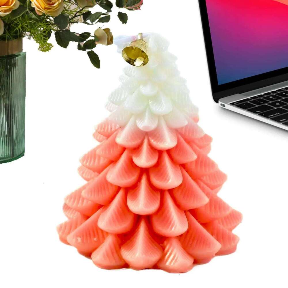 Tree Shaped Long Lasting Burn Time Decor Scented Candles for Christmas Halloween Party Birthday Holiday S260204 84b