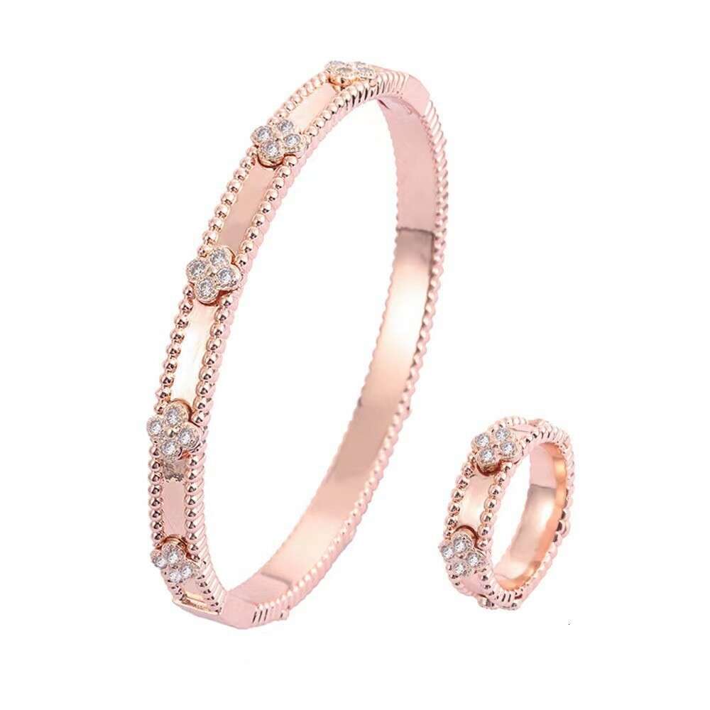 0Gogh V Kaleidoscope 18K Rose Gold Wide Narrow Version Bracelet Starry Sky Factory Live Supply