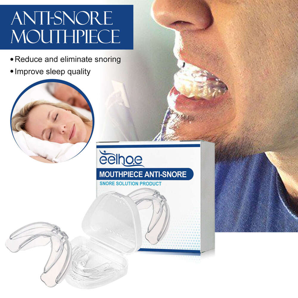 EELHOE Anti-Grinding Teeth Breath Smoothing Anti-Snoring Mouthpiece Protective Mouthguard S260203