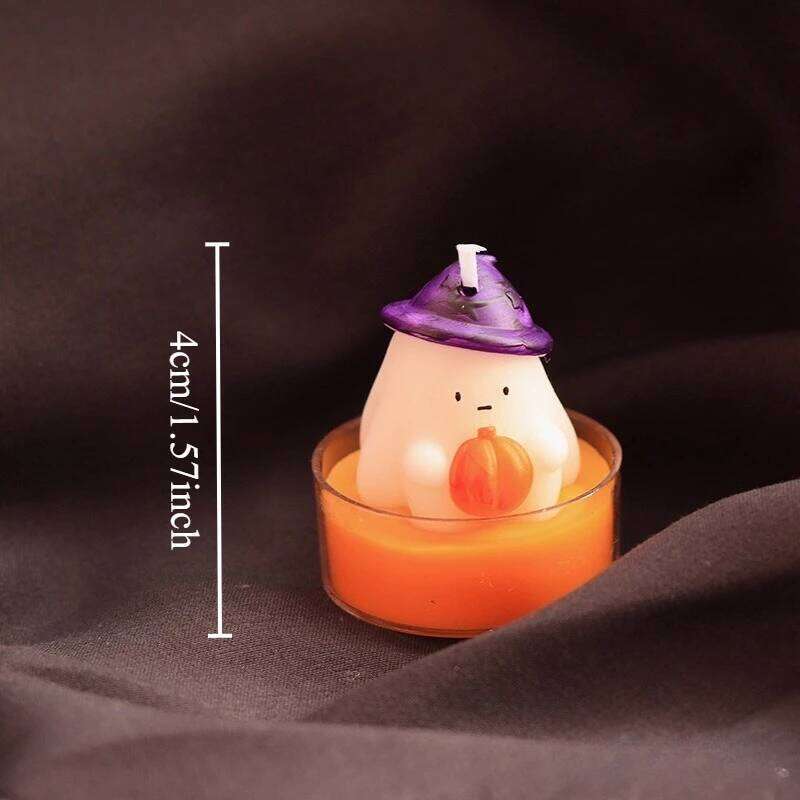 4pcs Halloween Little Ghost Limited Edition Aromatherapy Tea Wax for Girlfriends Candles Box Souvenir Birthday Gift Girls S260204