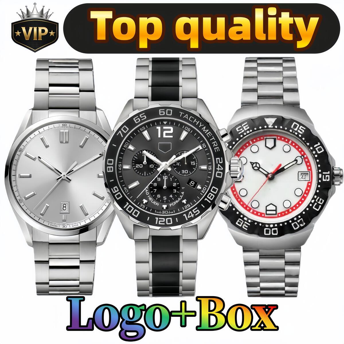 Luxury Mens TAGness Heuerer Watch F1 Designer Wristwatch AAA Watch Hueuers Watches Man SuperClone Watch Top Quality Quartz Automatic Mechanical Watch With Box b30 0