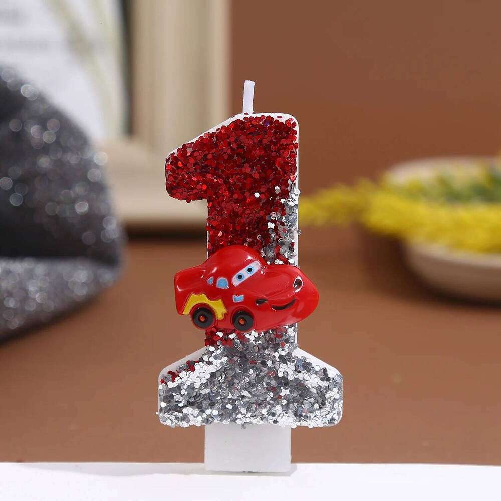 Lightning McQueen Creative Digital Candle Atmosphere Supplies S260204