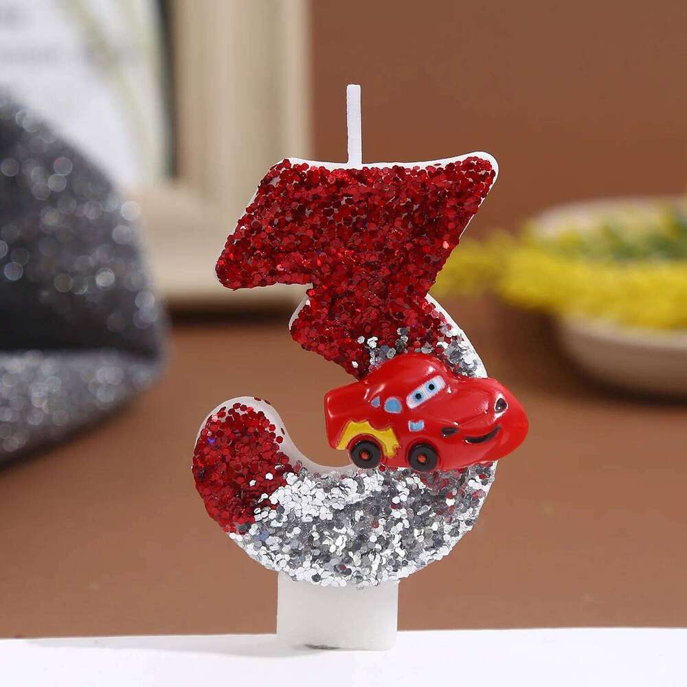 Lightning McQueen Creative Digital Candle Atmosphere Supplies S260204