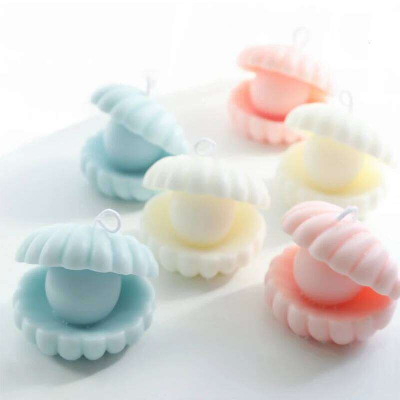 Aromatherapy Candle Pearl Shell Style Decoration Souvenir Home Fragrance Birthday Gift S260204