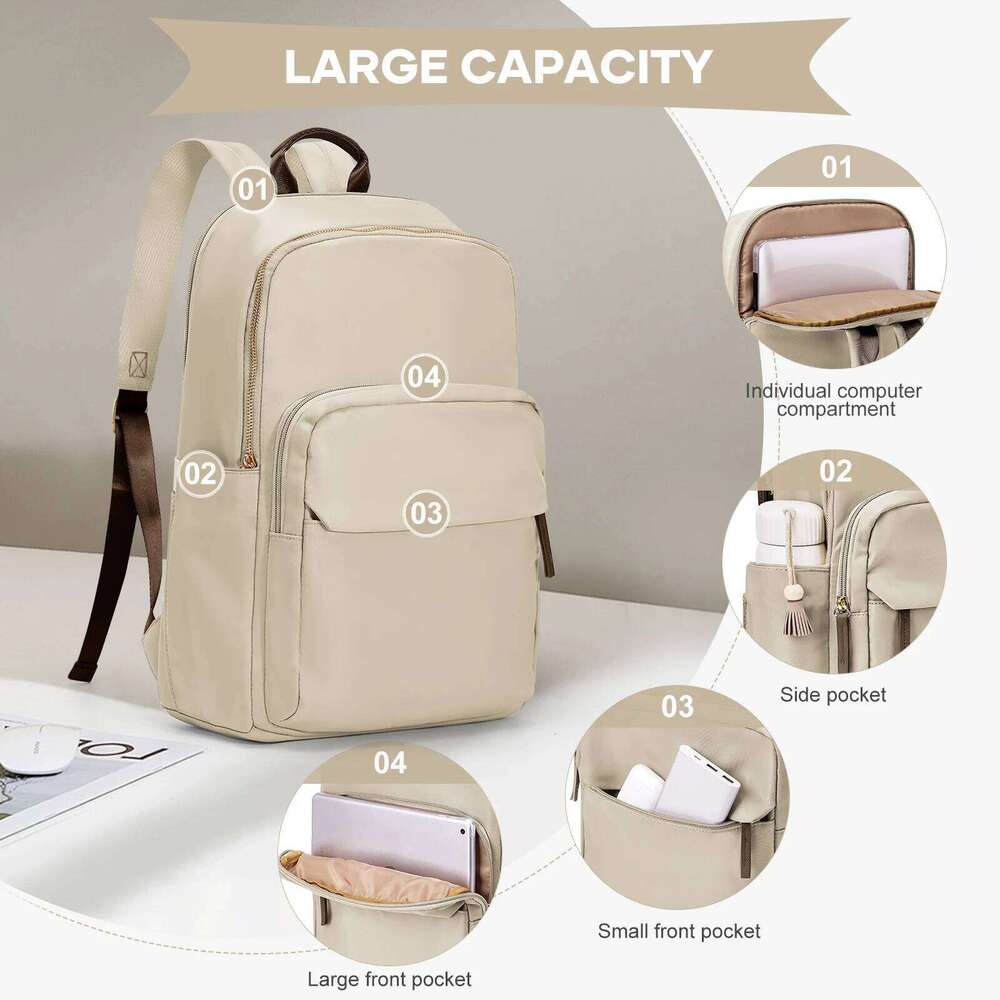 Women's Handbags Work Casual Backpack Ladies Elegant Theft-Proof Bag Travel Backpack, Laptop rucksack Z260204