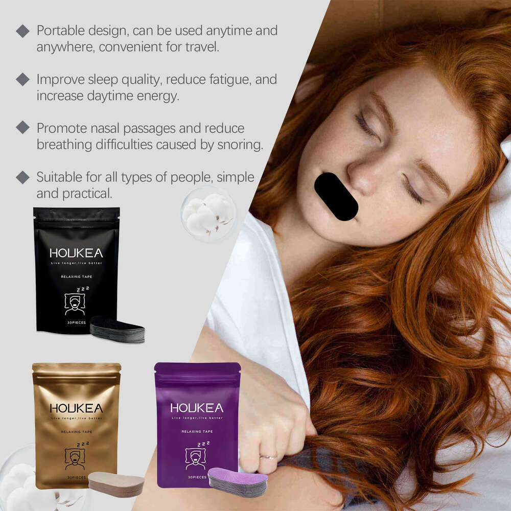 Houkea Sleep Anti-Snoring Series Nighttime Comfort for Snoring Calming Night Oral Body Care Patch S260203