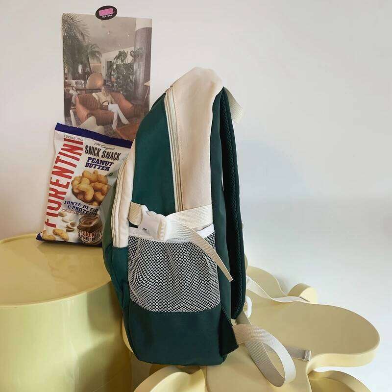 Y2K Korean Unisex Laptop Book Bag School Girl Backpack Student Bags Schoolbag Girls Travel Ladies Teenage Backpacks for Women Z260202