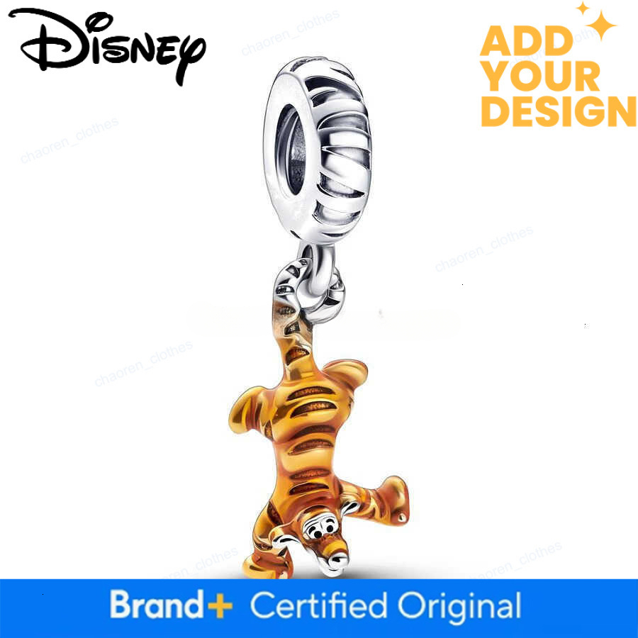 Disney New Sale Hot Toys Winnie the Pooh Series Designer Jewelry Charms Original Fit Bracelet Eeyore Piglet Tigger Beads Charm For Women luxury Jewelr