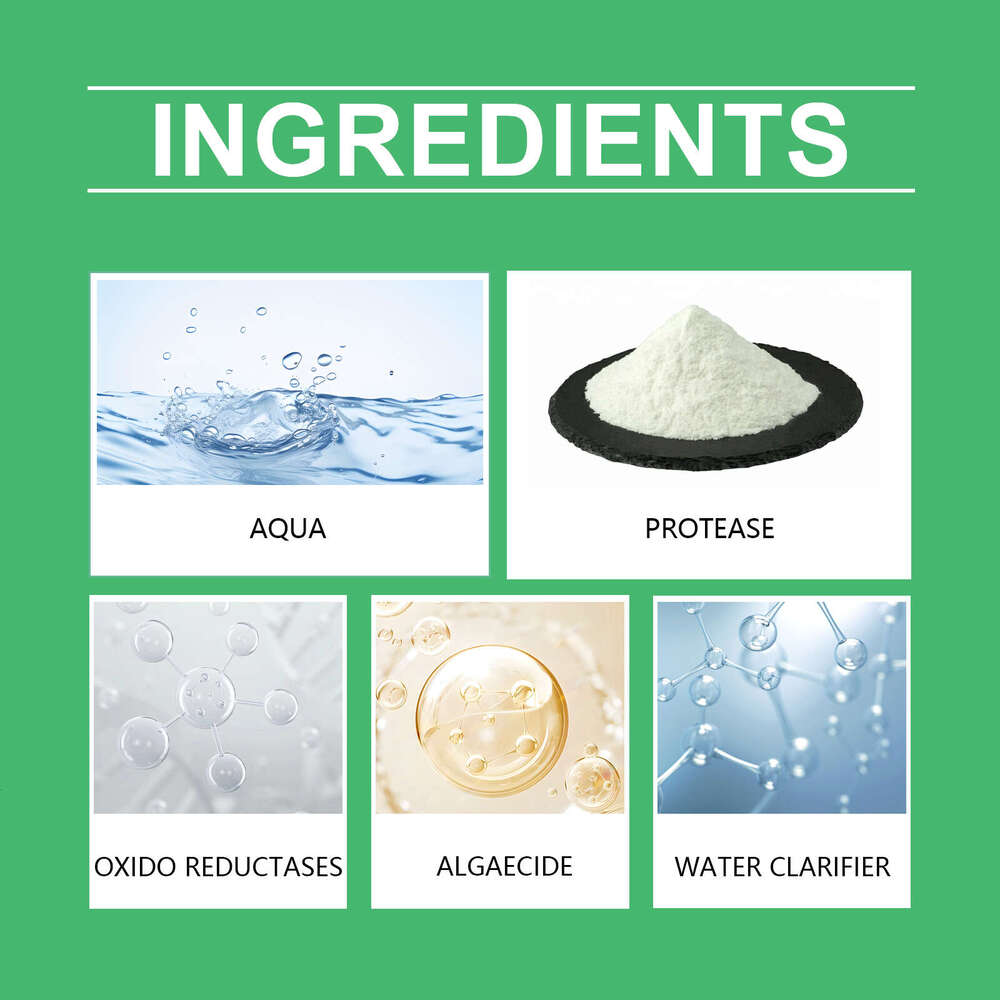 Yegbong Clarifier Clean Tank Green Brown Black Hair Moss Algae Remover Water Purifier Non-Harmful to Fish S260203