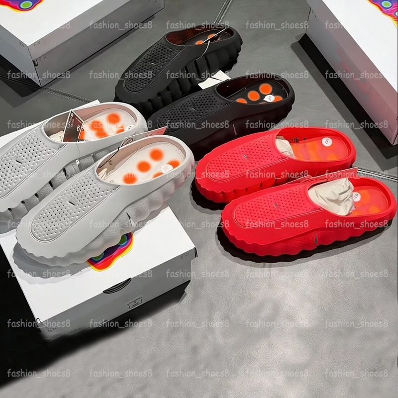 Desginer Mind 001 Slide Men Beach Slides Mind001 EVA Flat Slippers Soft Rubber Tech Comfortable Sandals Mules Clog Black Red Bone Men Women Summer Shoes