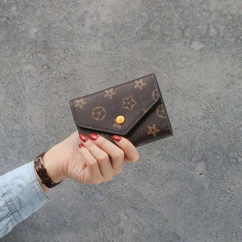 Vintage women's small purse, short style, bean-shaped card portable and versatile, mini wallet, leather case, Y2K style H260204