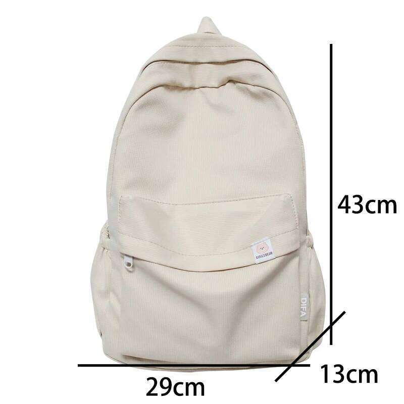 New Waterproof Nylon Women Backpack Female Travel Bag Backpacks Schoolbag for Teenage Girls Solid Color Mochila Bookbag Z260202