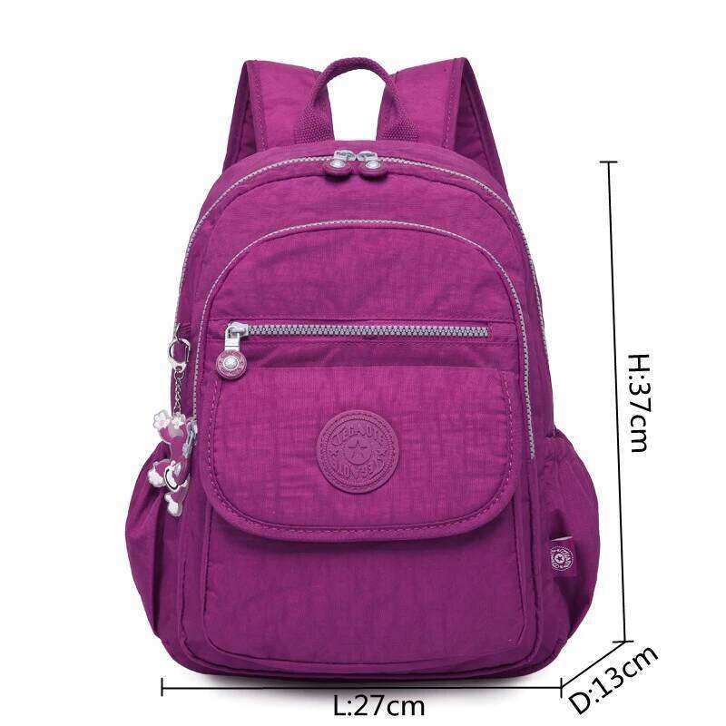 TEGAOTE High Quality A4 Men Women Backpack Lightweight Schoolbag Travel Bag Blue Red Purple Green Black Khaki Coffee M1503 Z260202