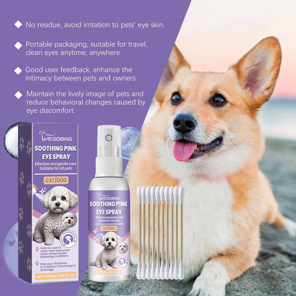 Yegbong Gentle Tear Stain Cleaning Pet Eye Moisturizing Care Spray S260203