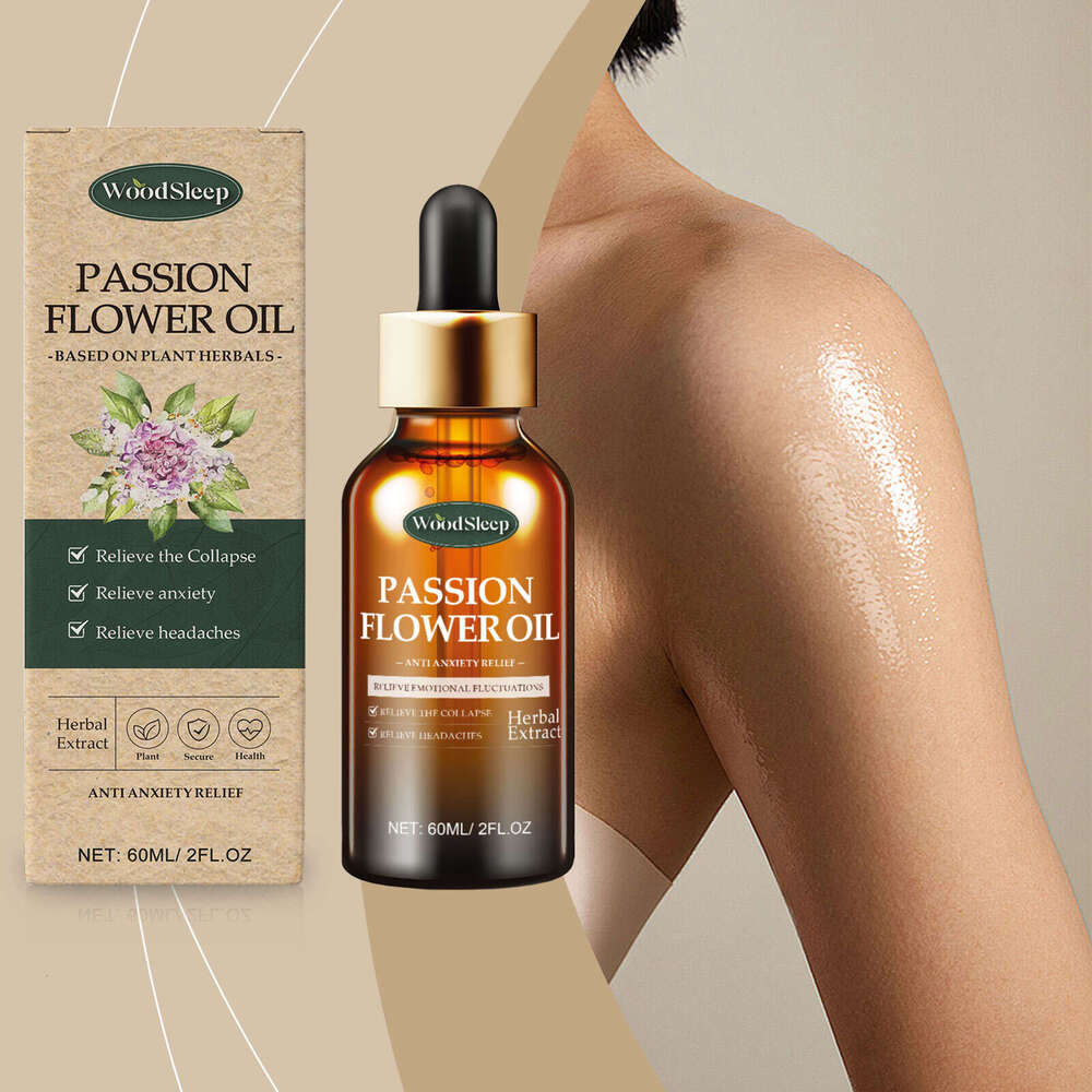 WoodSleep Passionflower Plant Essential Oil Fresh Flower Essence Massage Helps Quiet Sleep Moisturizes Skin S260203