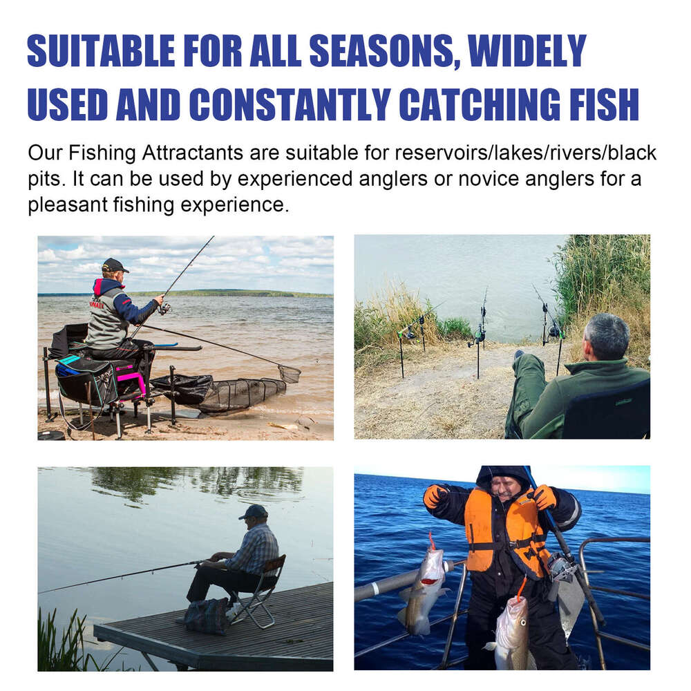 Yegbong Fish Attractant Wild Fishing Bait Agent for Crucian Carp and Tilapia S260203