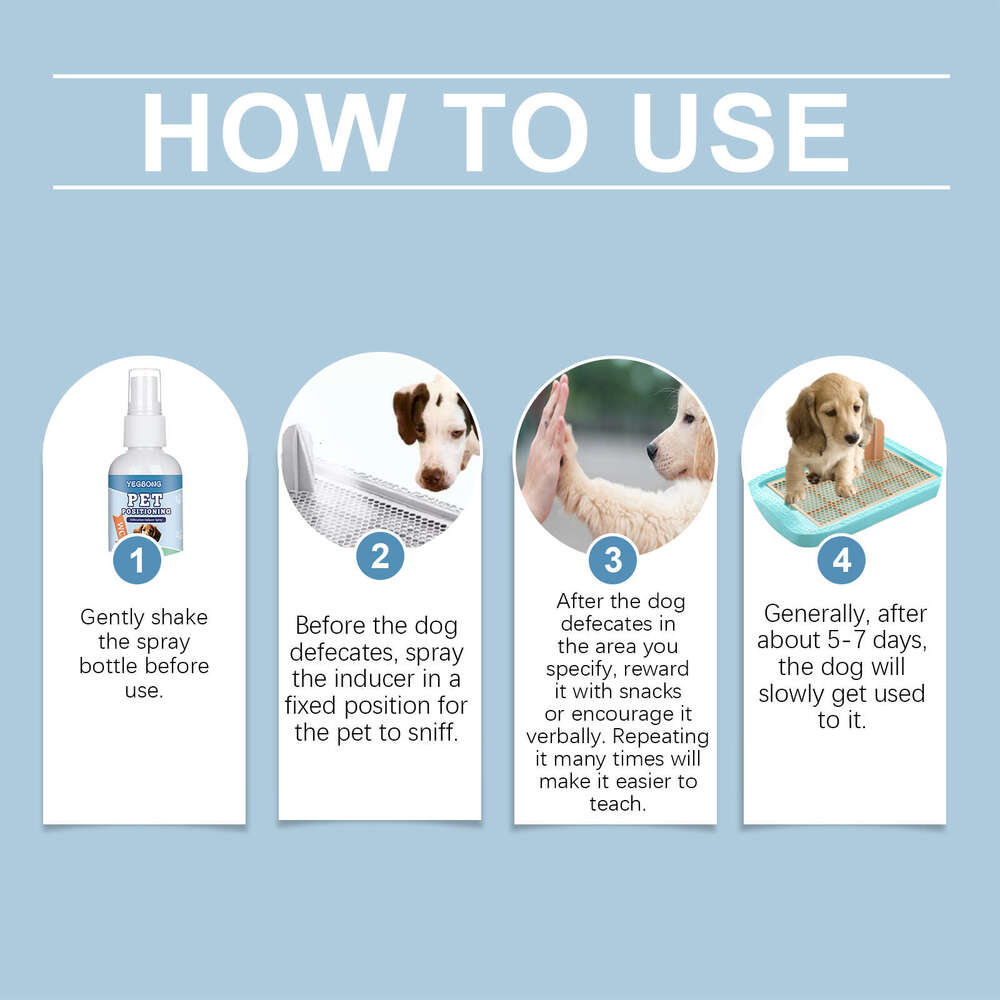 Yegbong Aid Gentle Non-Irritating Dog Sniffing Guide Pet Positioning and Defecation S260203