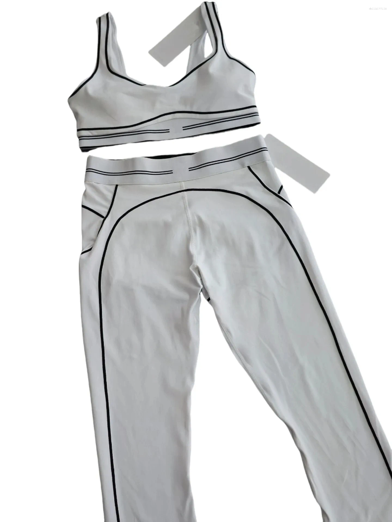 Women's Two Piece Pants 2026 Summer Leisure Sports Fitness Sleeveless Tank Top Tight Hip Lifting Set