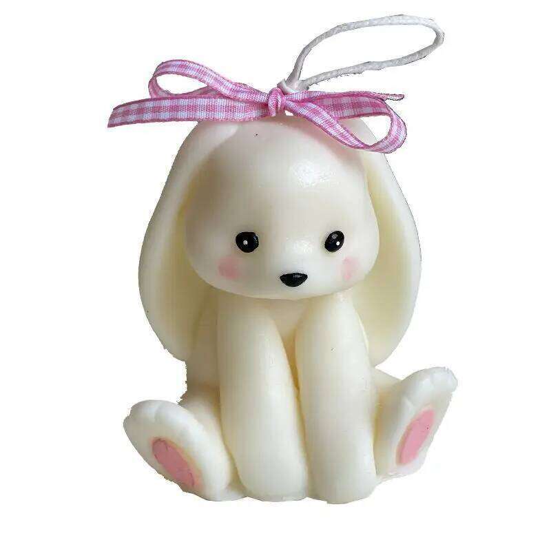 Hand-painted Bear Christmas Ins Photo Prop Party Favor Cross-border Artisan Soy Wax Candle Cozy Holiday Table Decor S260204