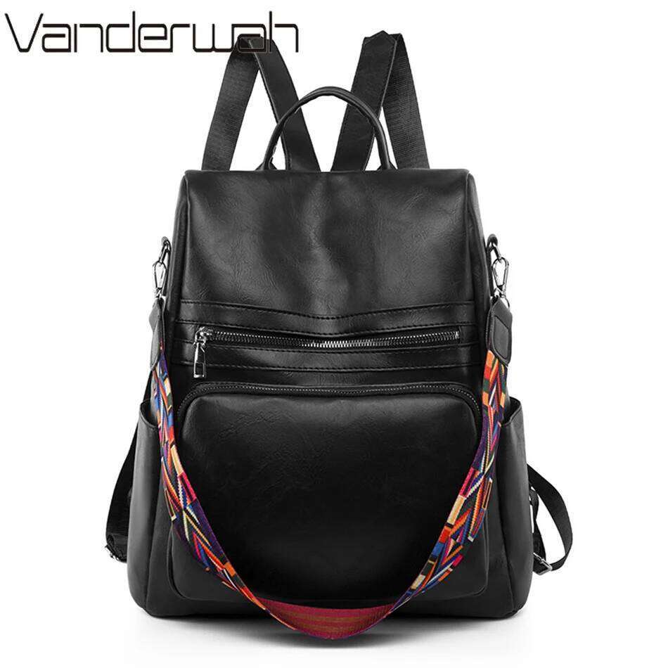 Women's Backpack Ladies Big Bagpack Teenager Girls PU Leather Large Capacity Shoulder Bags for Women 2024 Mochilas Feminina Z260202