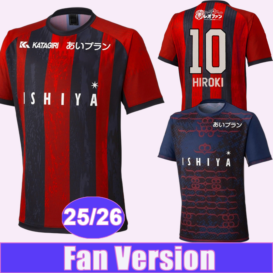 25 26 Hokkaido Consadole Sapporo Mens Soccer Jerseys RYU FUKAI HIROKI AOKI GUN HEE KATSUYUKI HASEGAWA TAKUMA Home Away Football Shirt Uniforms