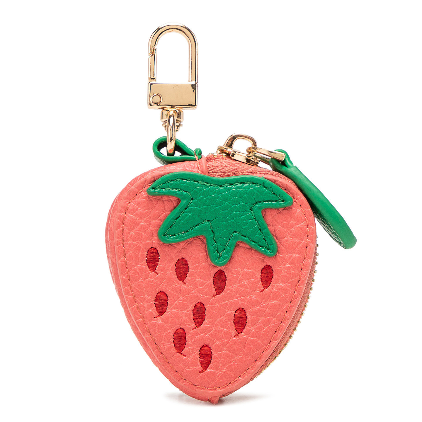 Retro Y2K Purse Accessory Key Chain Fruit Bag Pendant Strawberry Shape Coin Purse Multi-Functional Key Bag Earphone Bag Cute Wallet Mini Coin Bag
