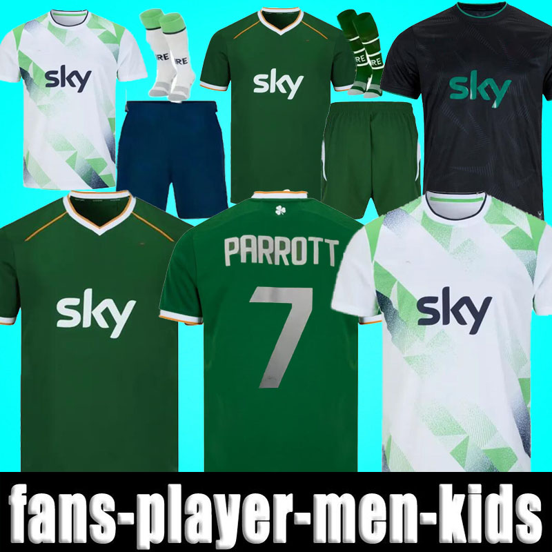 2026 Ireland Soccer Jerseys Special PARROTT DOHERTY DUFFY St.Patrick's Day White Tee Egan BRADY KEANE Men Kids Kit 26 27 Hendrick McClean Home Green Football Shirt