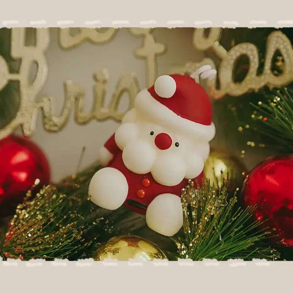 candles - decorations, soy wax, burning time 8-12 hours, ideal for holiday celebrations and gifts, Christmas S260204 d71