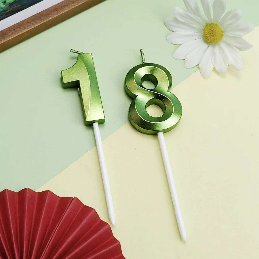 Hot Sale Opera House Birthday Number Creative Party High Quality Anniversary Celebration Digital Cake Decorative Candles S260204