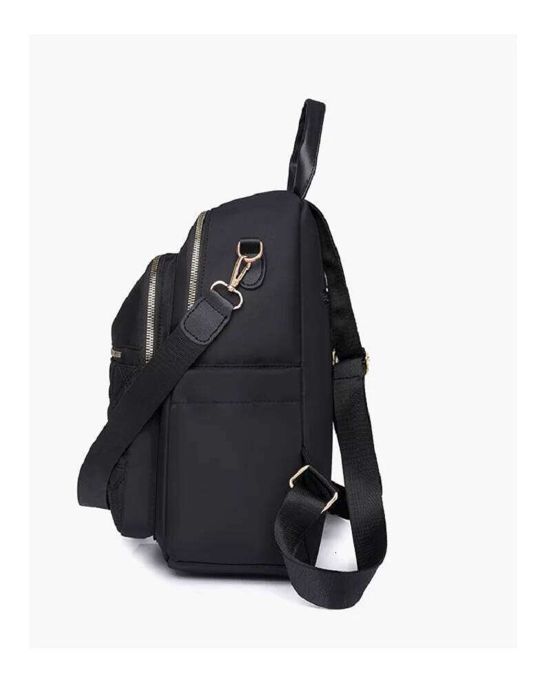 Women 2025 New Fashion Light Luxuyr Design Solid Versatile Basic Backpack Casual Trend Travel Nylon Ladies Bag Z260204