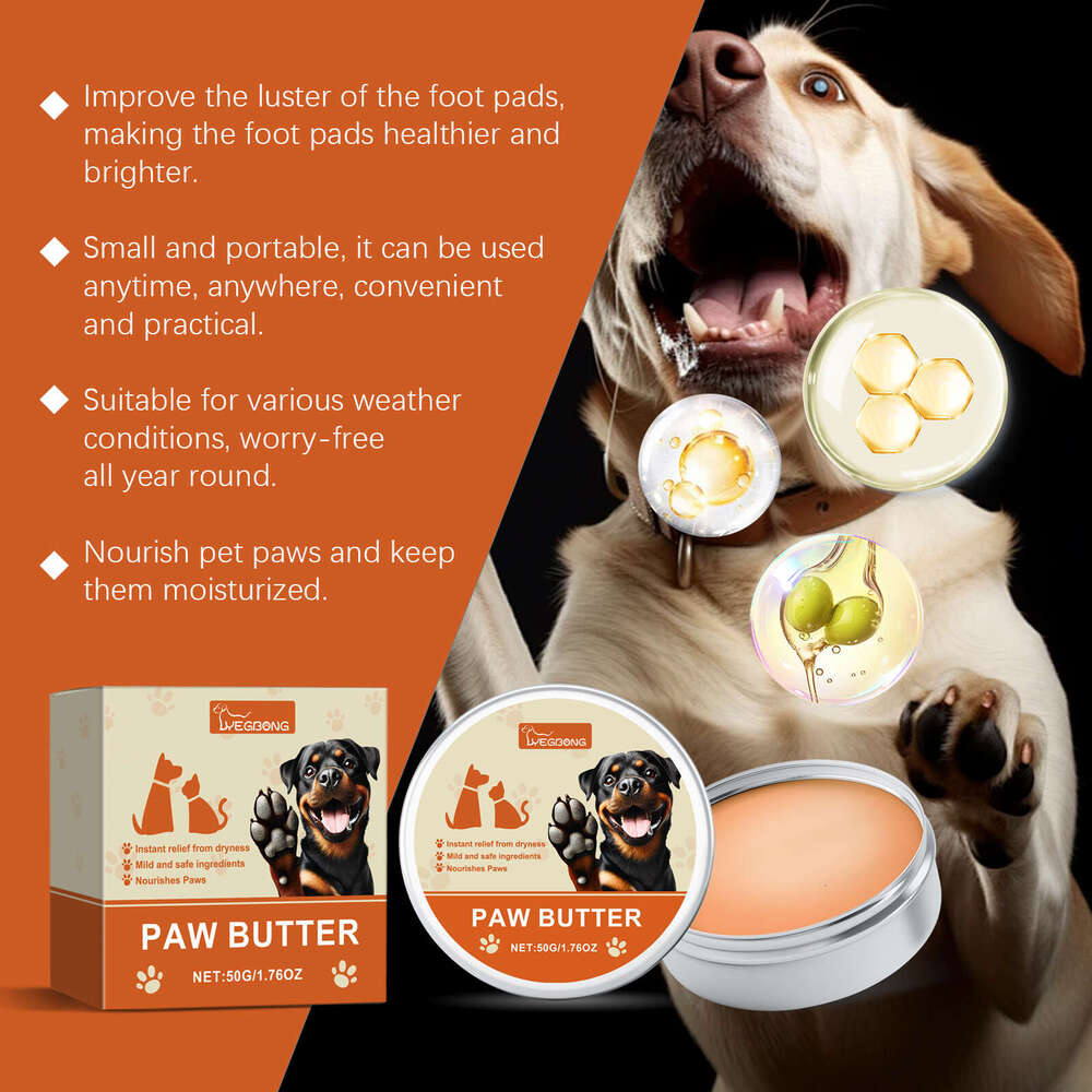 Yegbong Foot Care Wax Repair Dry Paw Moisturizing Gentle Comfortable Pet Supplies S260203