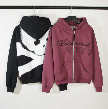 Travis Scott Cactus Jack Skull Head Hip-Hop Hooded Zip-Up Sweatshirt Men's Trend Brand L260204