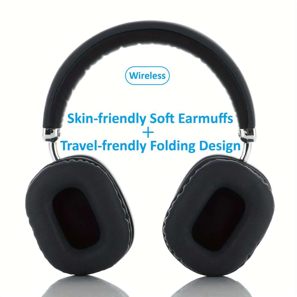 Upgraded High-Quality Headphones, Lightweight Foldable Earphones Built-In Microphone, Compatible With 3.5Mm Audio Cable Xingkaisheng