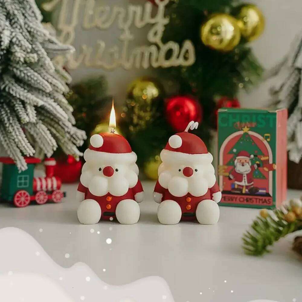 candles - decorations, soy wax, burning time 8-12 hours, ideal for holiday celebrations and gifts, Christmas S260204 d71