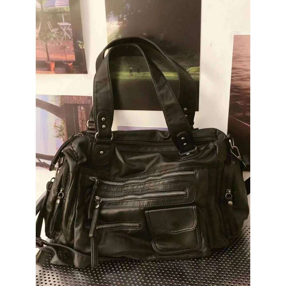 JIAERDI Vintage Black Shoulder Purse Women High Street Pocket Chic Y2k Handbag Female Harajuku Casual Crossbody Bags 2025 C260204